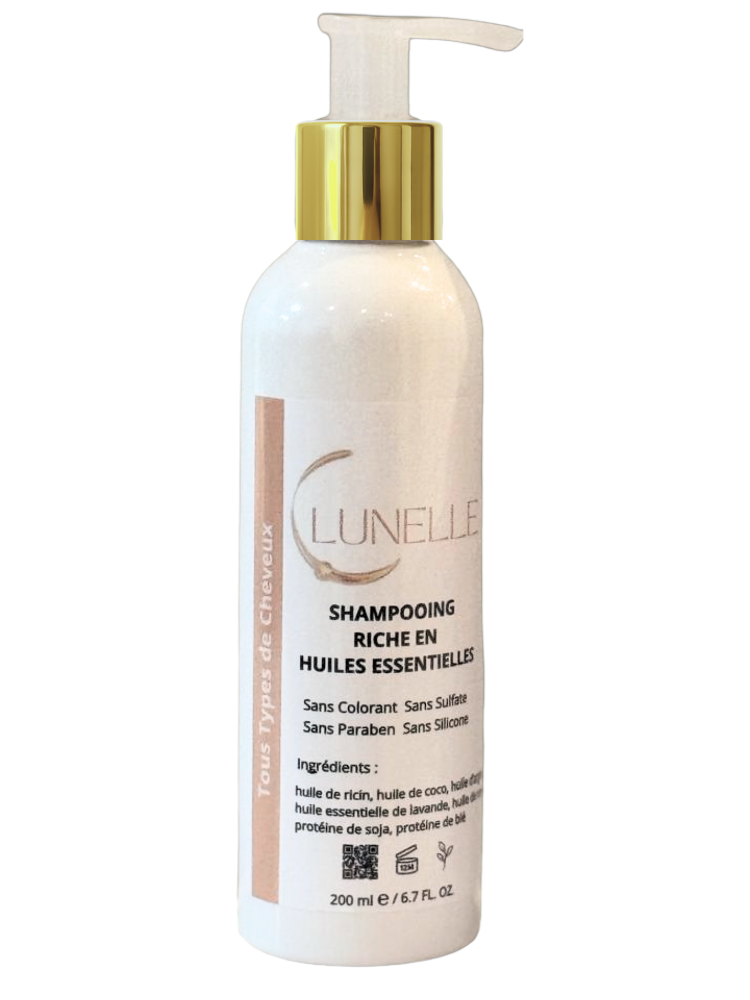 Shampooing Anti Chute 200 ML aux Huiles Essentielles d'Exception